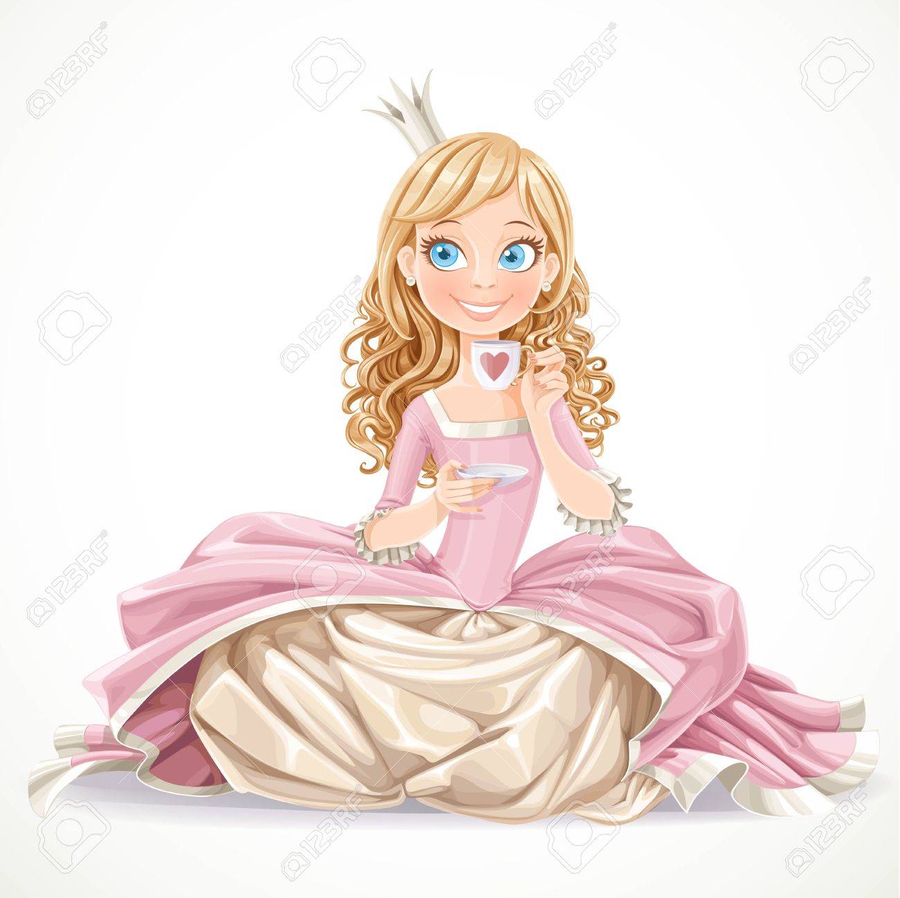 Drawing On Floor the Dress