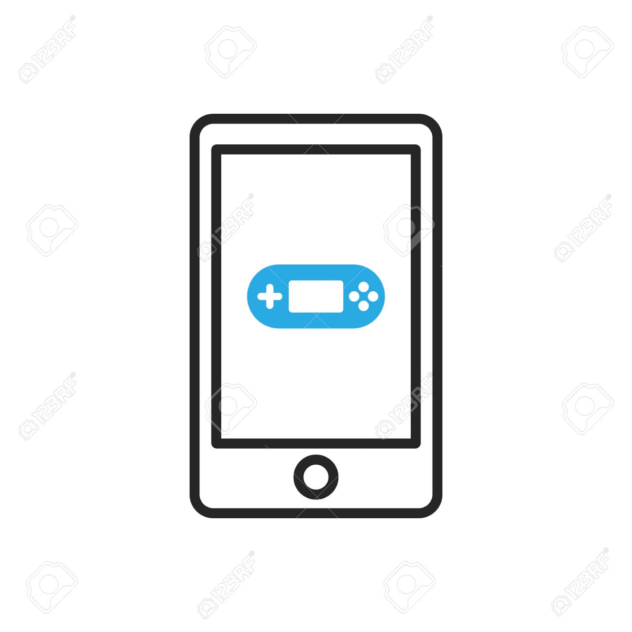 スマートフォンのアイコン モバイルゲーム ベクトルのイラストのイラスト素材 ベクタ Image