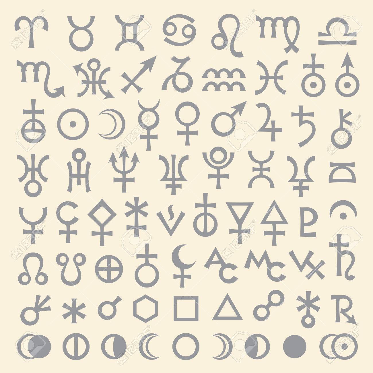 astrological symbols for asteroids