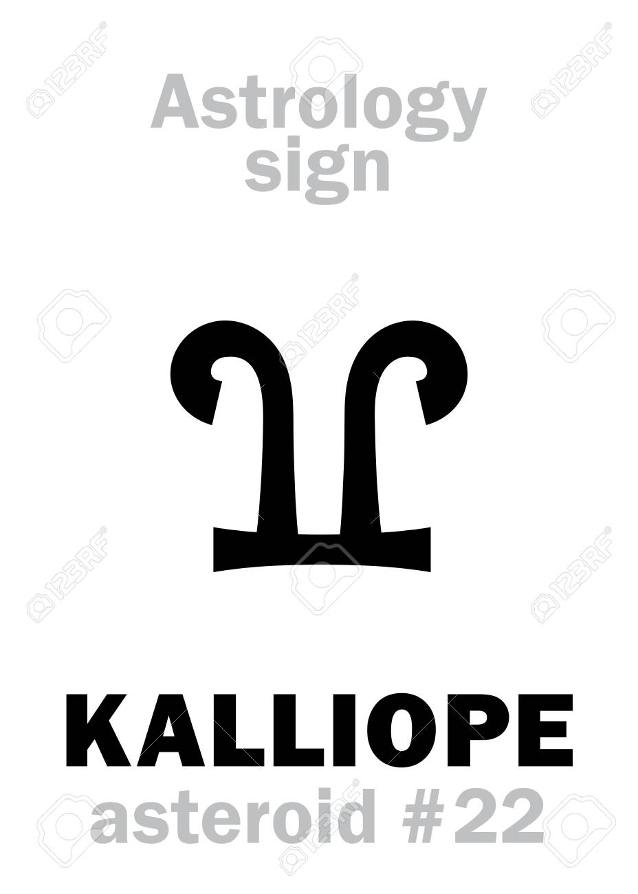 astrology alphabet kalliope muse of epic poetry asteroid epic poetry