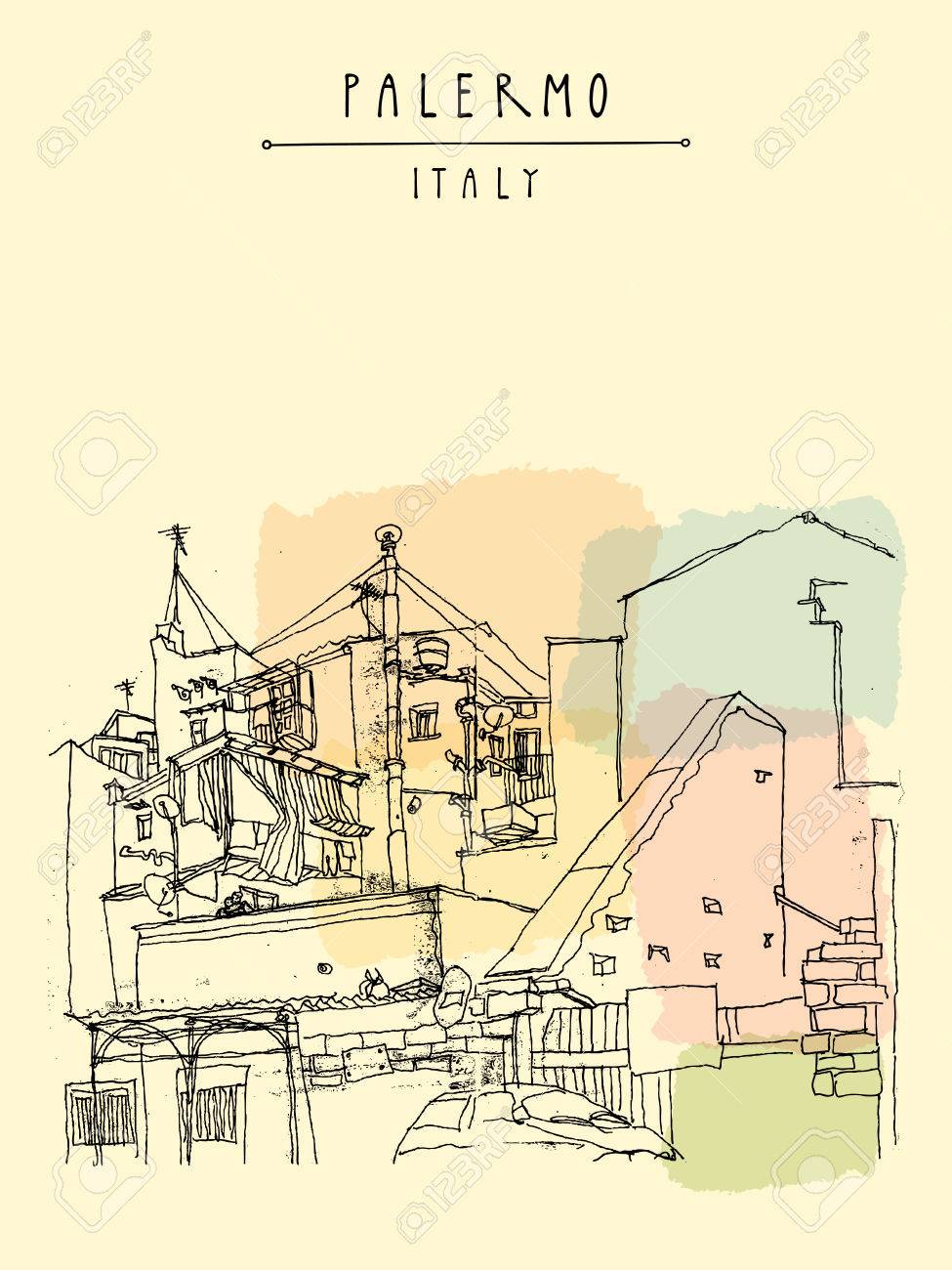 パレルモ シチリア島 イタリア 貧民街悪臭の裏通り の芸術的ですイラスト レトロなスタイルのフリーハンドでの描画 書籍のイラスト ベクトルのポストカードやポスターのテンプレートを旅行します のイラスト素材 ベクタ Image パレルモ シチリア島 イタリア 貧民街悪臭の裏通り の芸術的ですイラスト レトロなスタイルのフリーハンドでの描画 書籍のイラスト ベクトルのポストカードやポスターのテンプレートを旅行します のイラスト素材 ベクタ Image