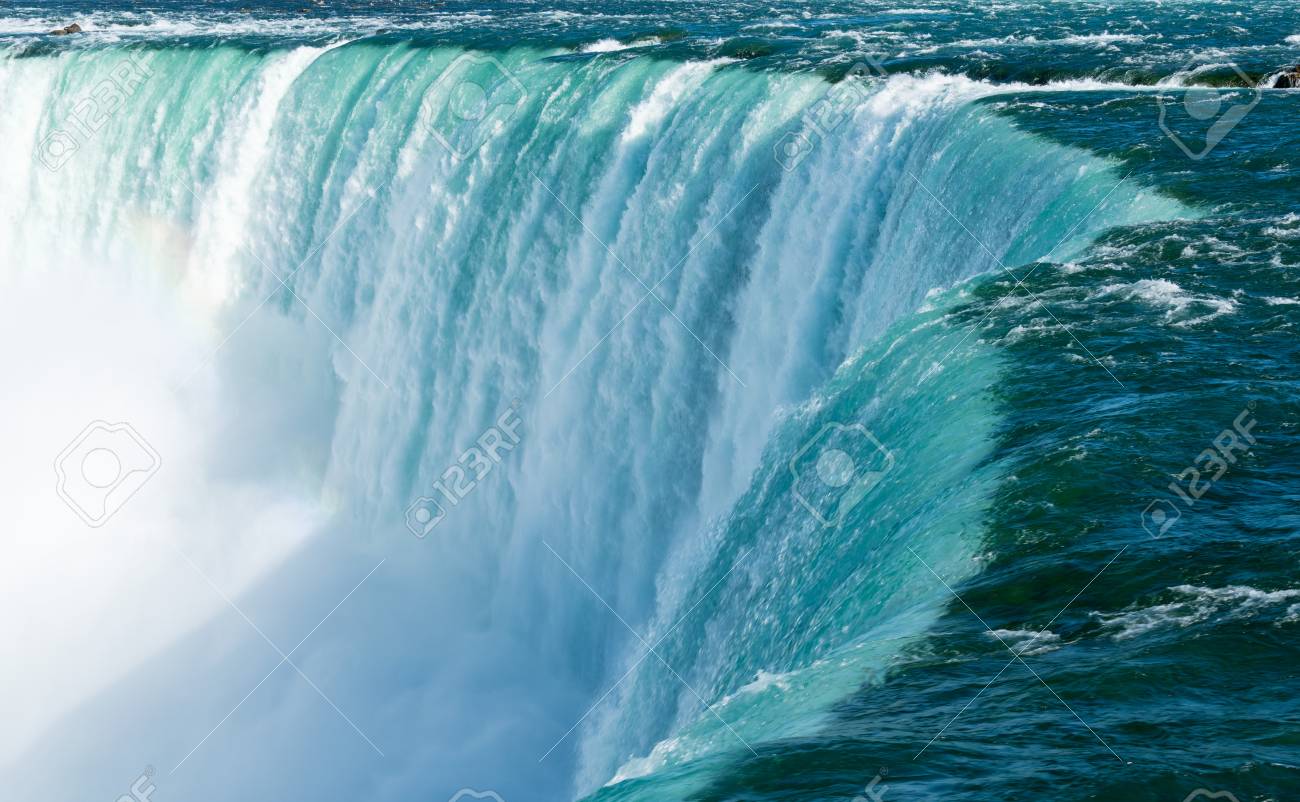 Chute D Eau Du Canada Ou Horseshoe Du Cote Canadien Des Chutes Du Niagara Banque D Images Et Photos Libres De Droits Image