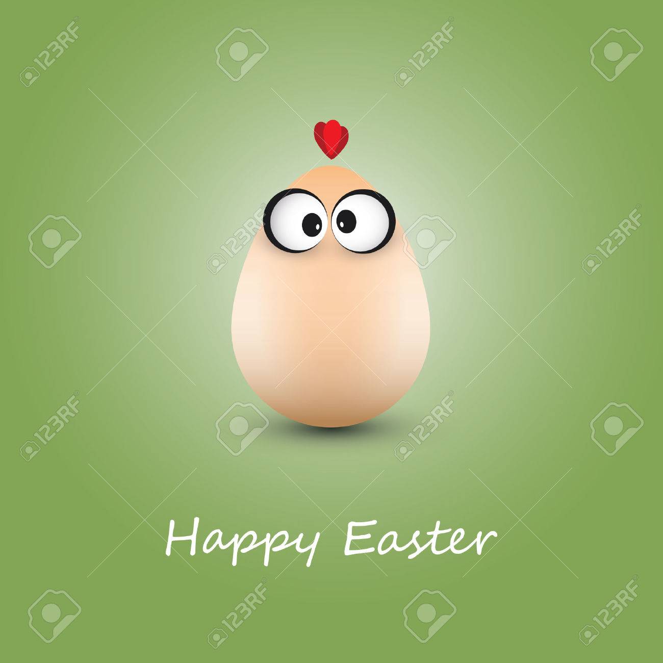 Drole D Oeufs De Poules Joyeuses Paques Clip Art Libres De Droits Vecteurs Et Illustration Image 24677496