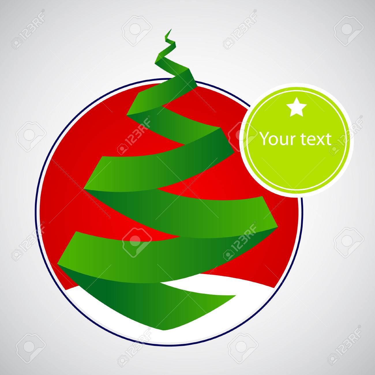 Origami Christmas Tree Card