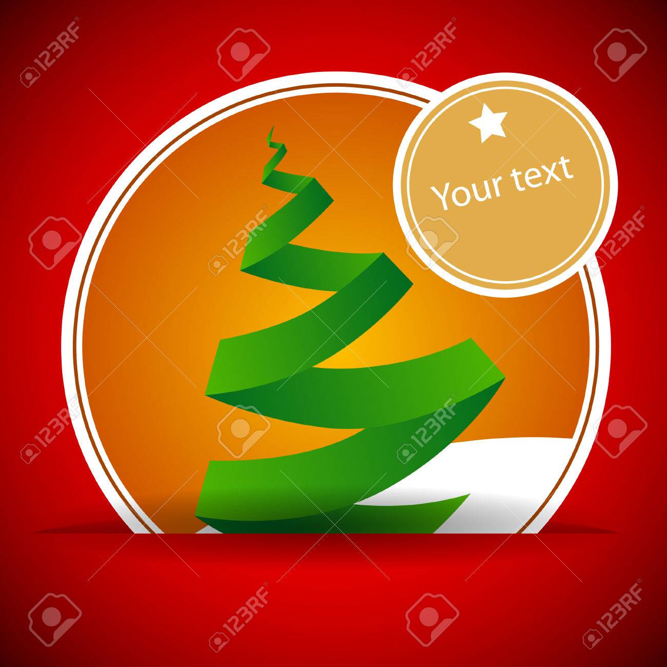 Origami Christmas Tree Card