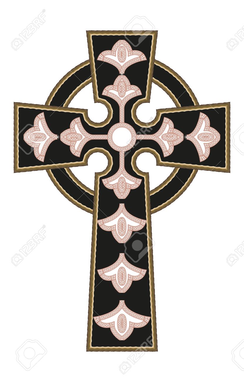 ornate christian cross vector royalty free cliparts vectors and