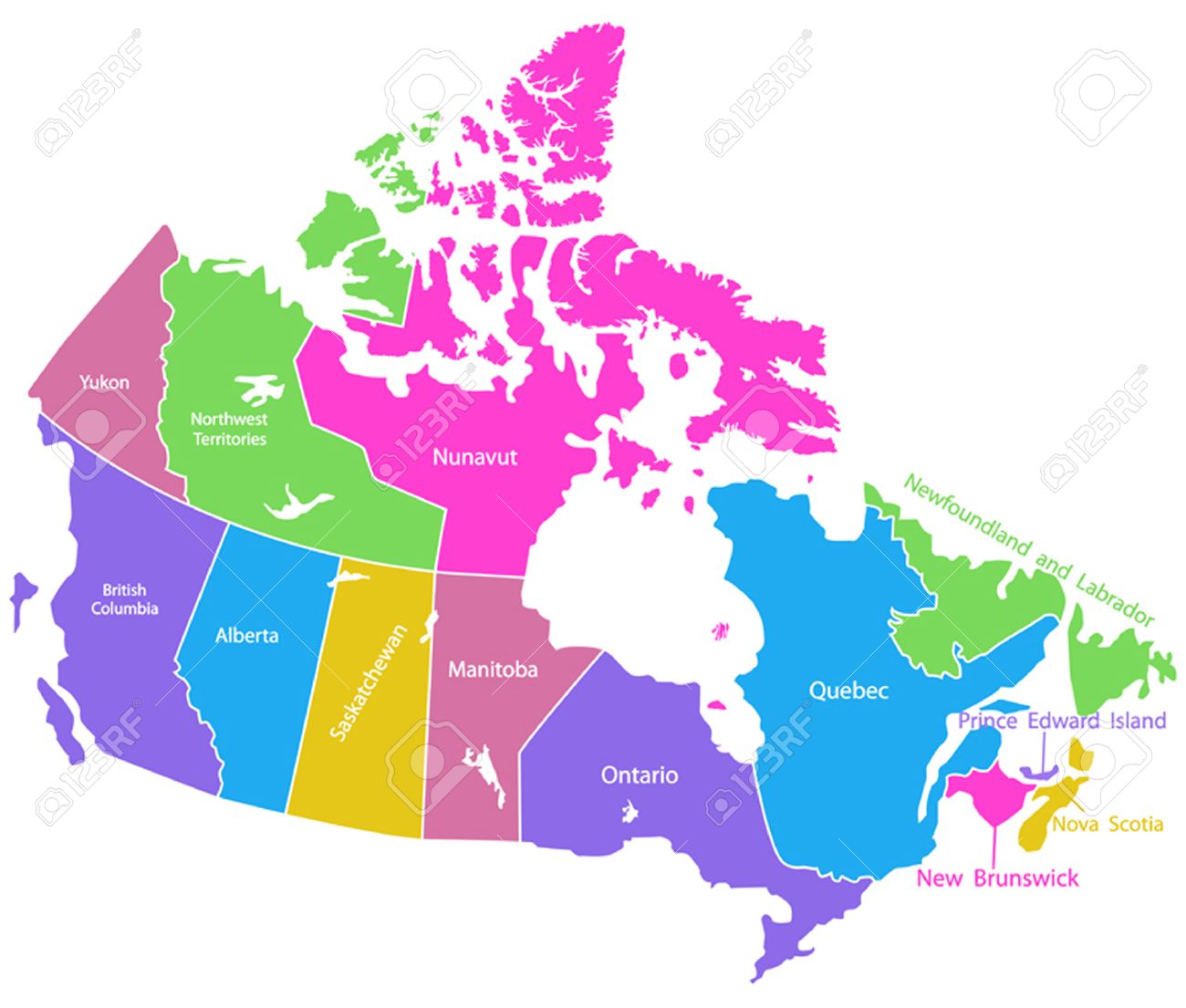 Vector Map Of Canada Detailed Vector Map Of Canada Royalty Free Svg, Cliparts, Vectors, And  Stock Illustration. Image 35428120.