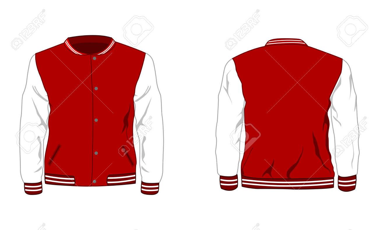 sport varsity jacket royalty free cliparts vectors and stock