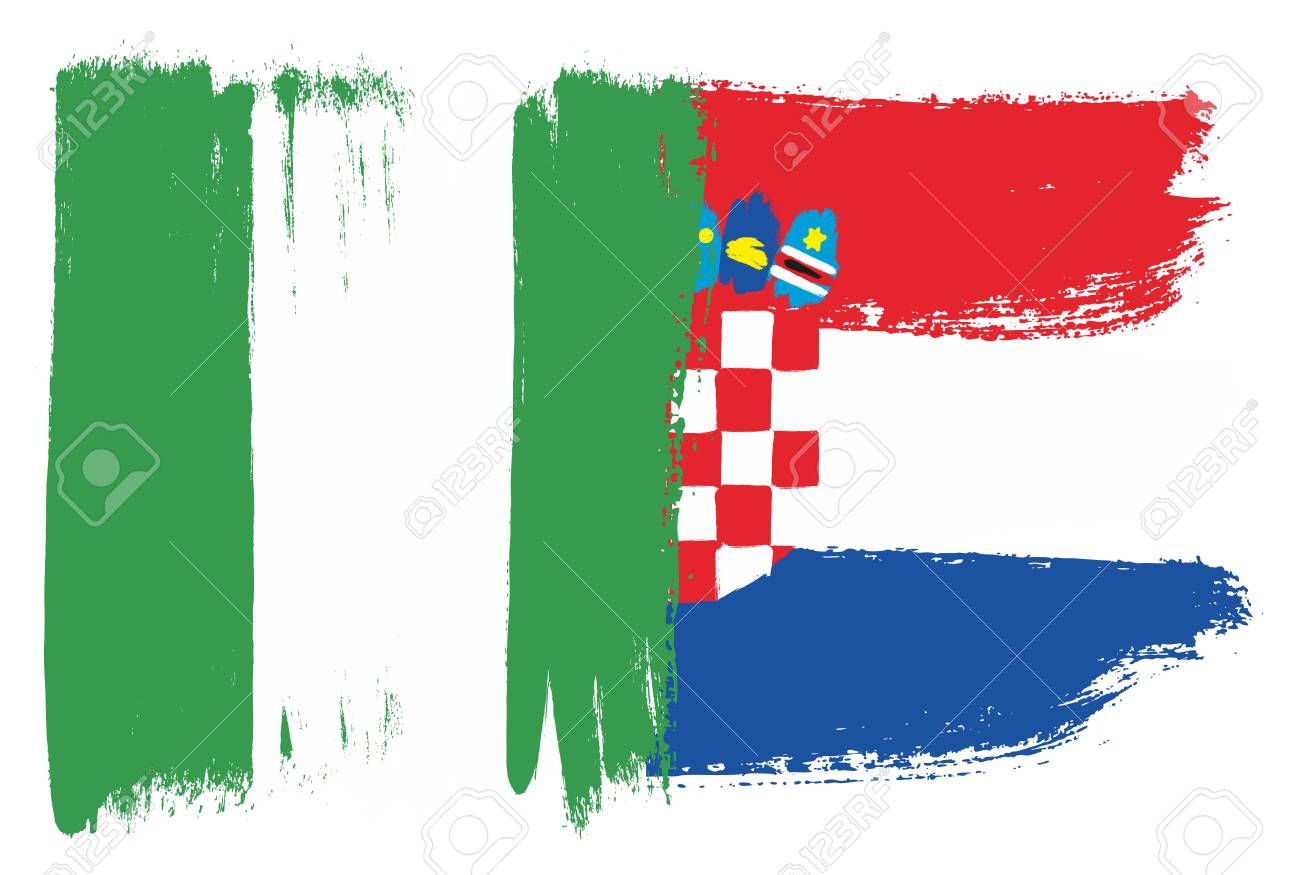 クロアチア ナイジェリア 素晴らしいサッカーの写真