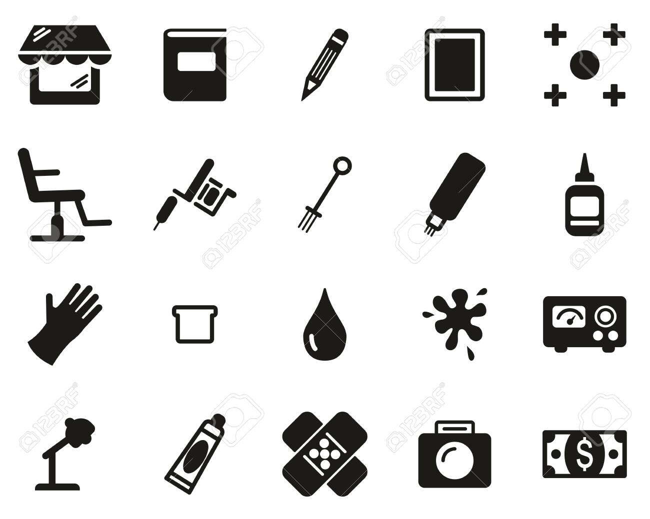Tattoo Icons / Tattoo Icons Pattern By Sergey Ershov On Dribbble : Built for fun by icons8.