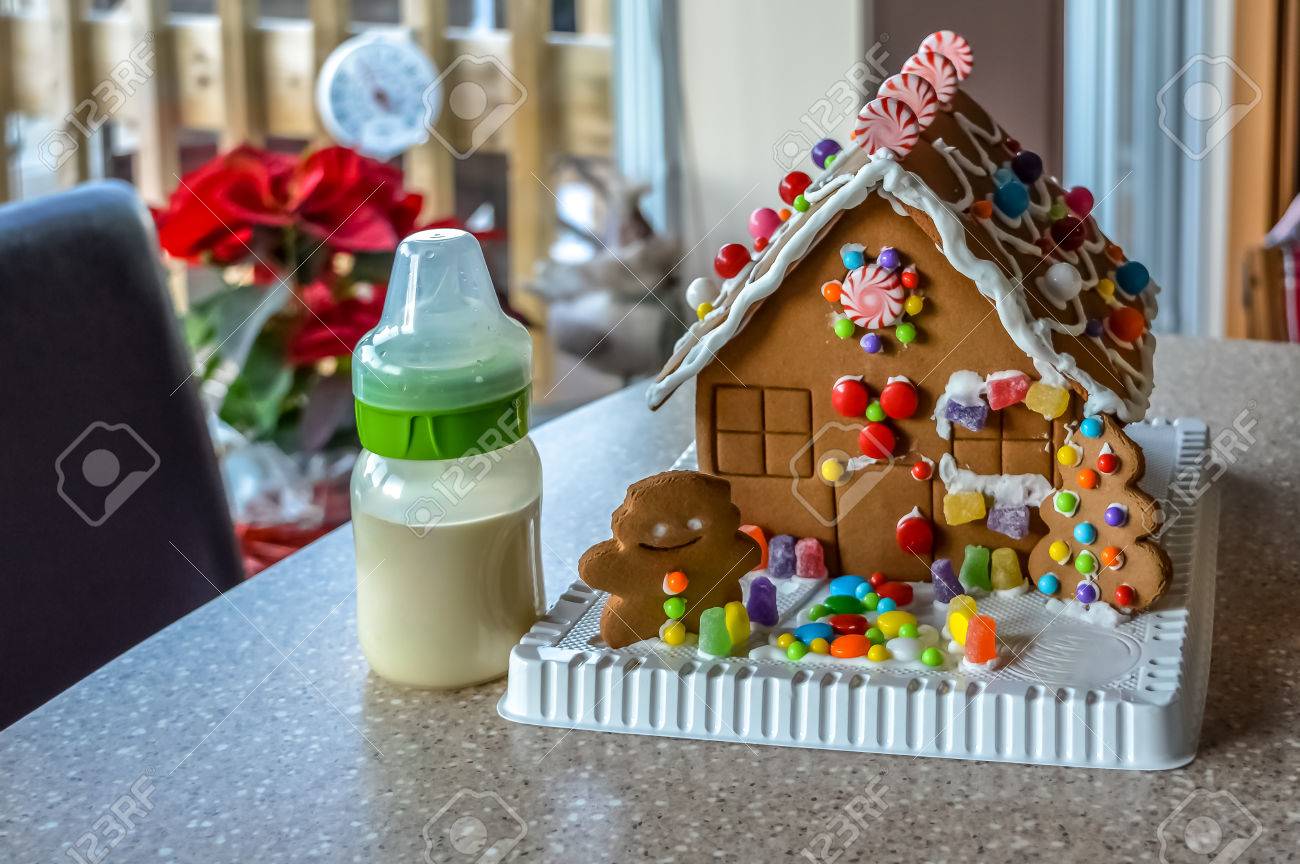 christmas gingerbread cookie house in canada stock photo picture christmas cookie house
