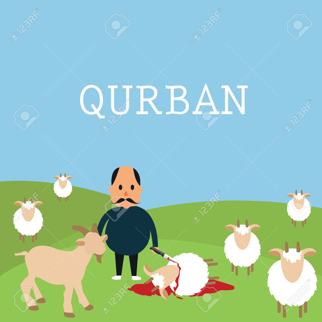 qurban 犠牲殺すイスラム教 idul 犠牲祭 udhiyyah 家畜動物 eid