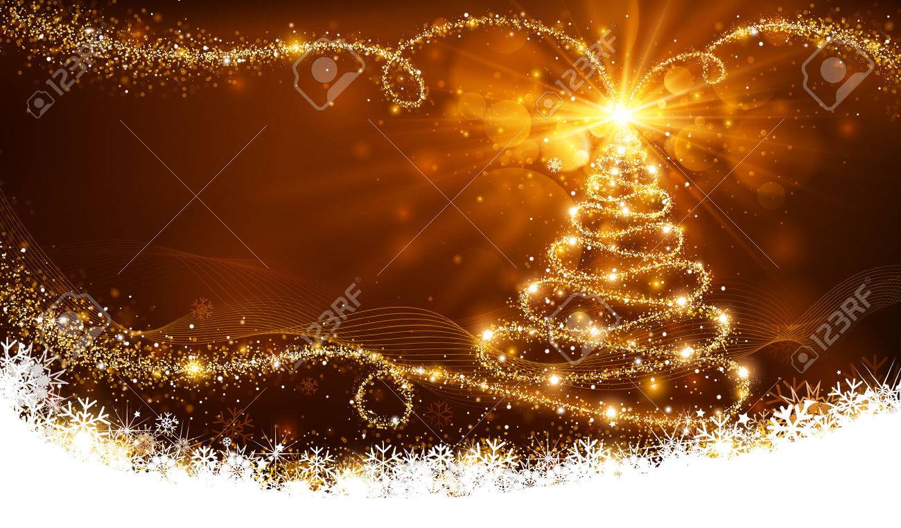 マジック クリスマス ツリーのイラスト素材 ベクタ Image