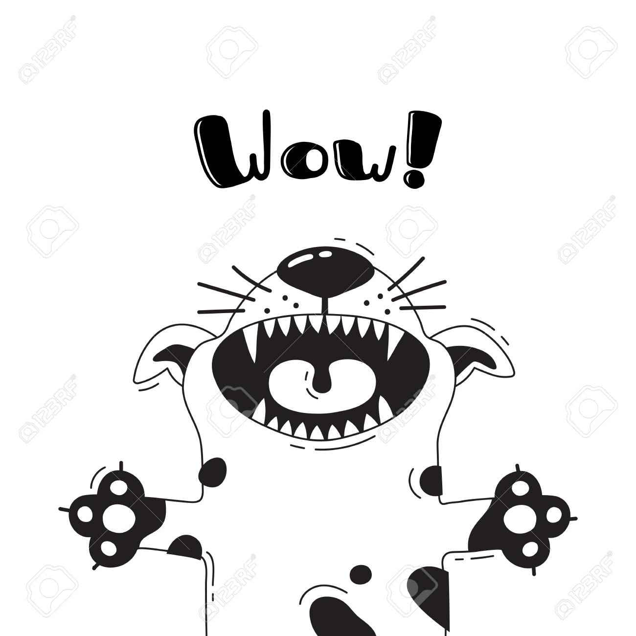 叫び うわーうれしそうな犬のイラスト 面白いアバターのデザイン ポスターやカードを歓迎します かわいい動物 のイラスト素材 ベクタ Image 叫び うわーうれしそうな犬のイラスト 面白いアバターのデザイン ポスターやカードを歓迎します かわいい動物 のイラスト素材 ベクタ Image