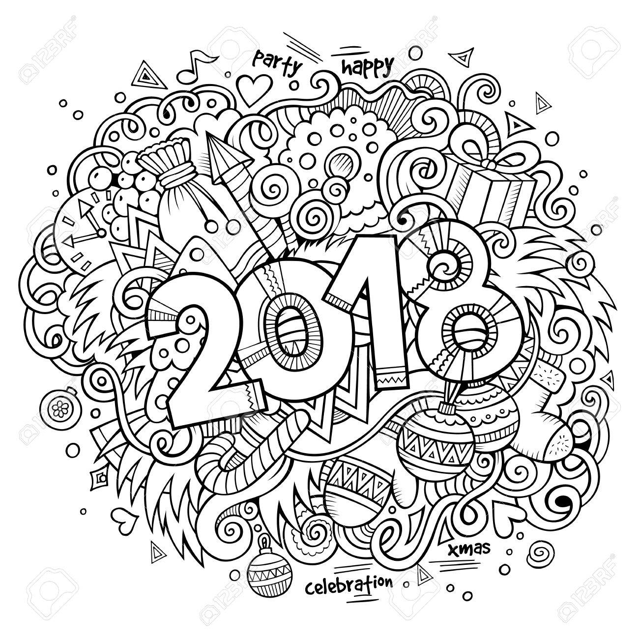 cartoon cute doodles hand