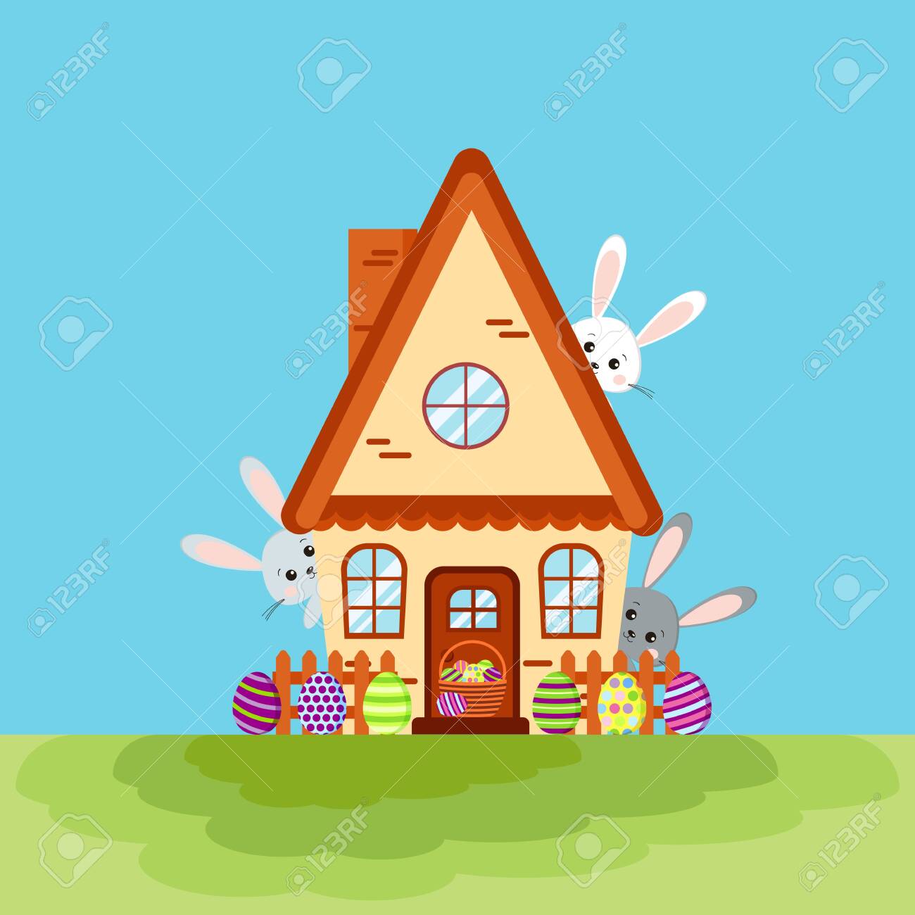 easter egg house