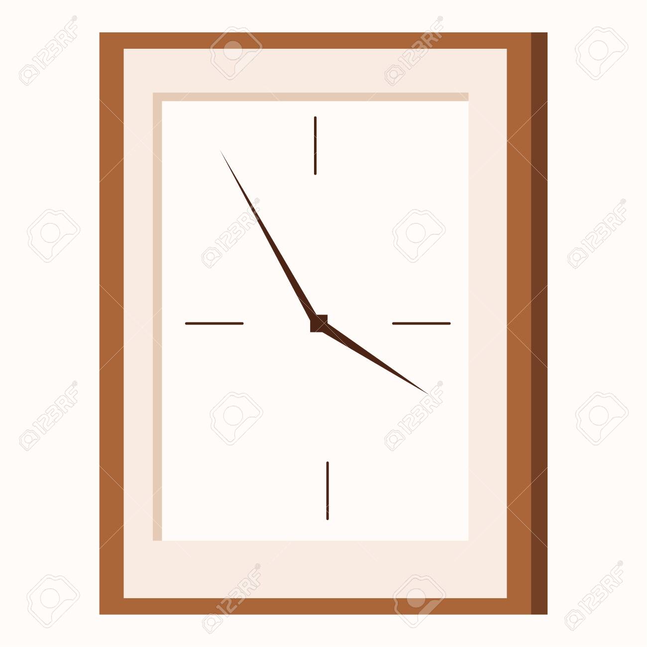 Flat Cartoon Style Icon Of Rectangular Shape Wall Clock. Vector Illustration. Interior Design Element Isolated On White Background. Royalty Free SVG, Cliparts, Vectors, And Stock Illustration. Image 127166669. Flat Cartoon Style Icon Of Rectangular Shape Wall Clock. Vector Illustration. Interior Design Element Isolated On White Background. Royalty Free SVG, Cliparts, Vectors, And Stock Illustration. Image 127166669.