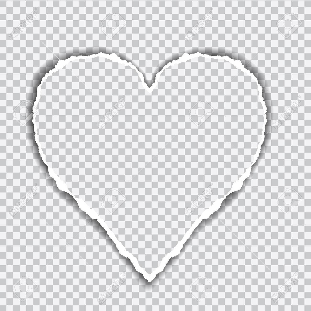 Heftiges Papier Mit Einem Herz Formigen Auf Dem Transparenten Hintergrund Passend Als Grusskarte Vektor Lizenzfrei Nutzbare Vektorgrafiken Clip Arts Illustrationen Image 92884259