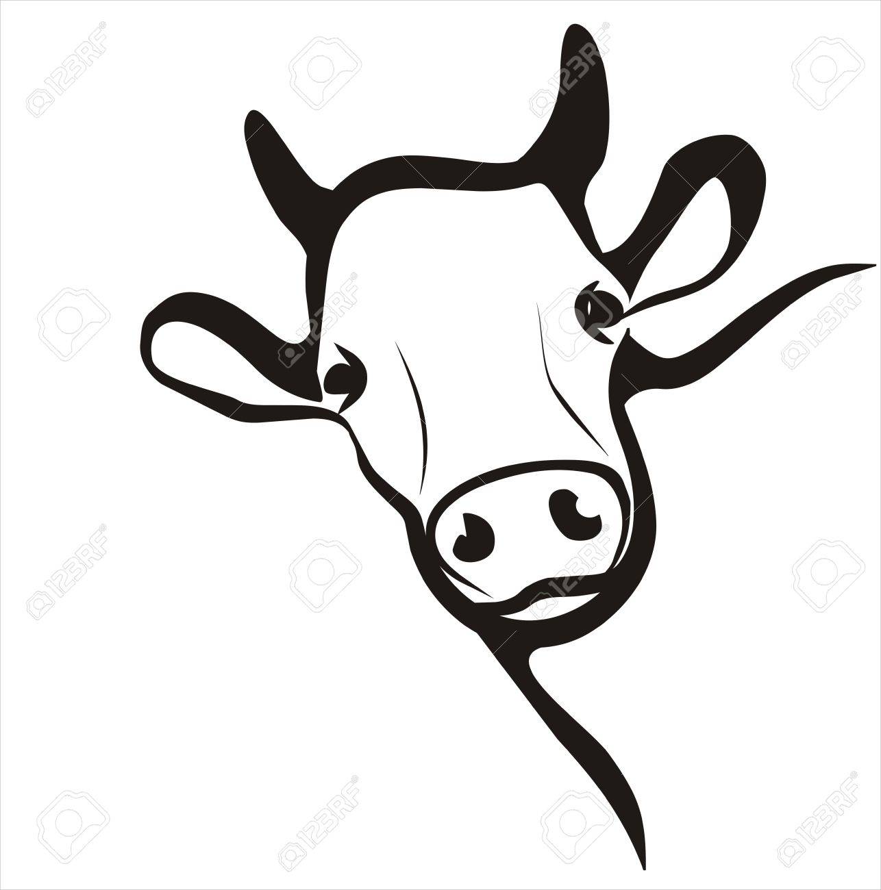 Happy Cow Portrait Royalty Free Cliparts Vectors And Stock Illustration Image 26052084