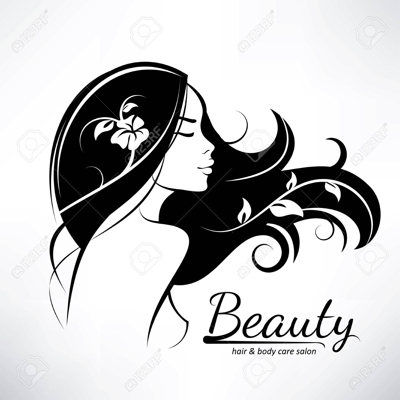 Womans Hair Style Stylized Sillhouette, Beauty Salon Logo Template Royalty Free SVG, Cliparts, Vectors, And Stock Illustration. Image 94371289. Womans Hair Style Stylized Sillhouette, Beauty Salon Logo Template Royalty Free SVG, Cliparts, Vectors, And Stock Illustration. Image 94371289.