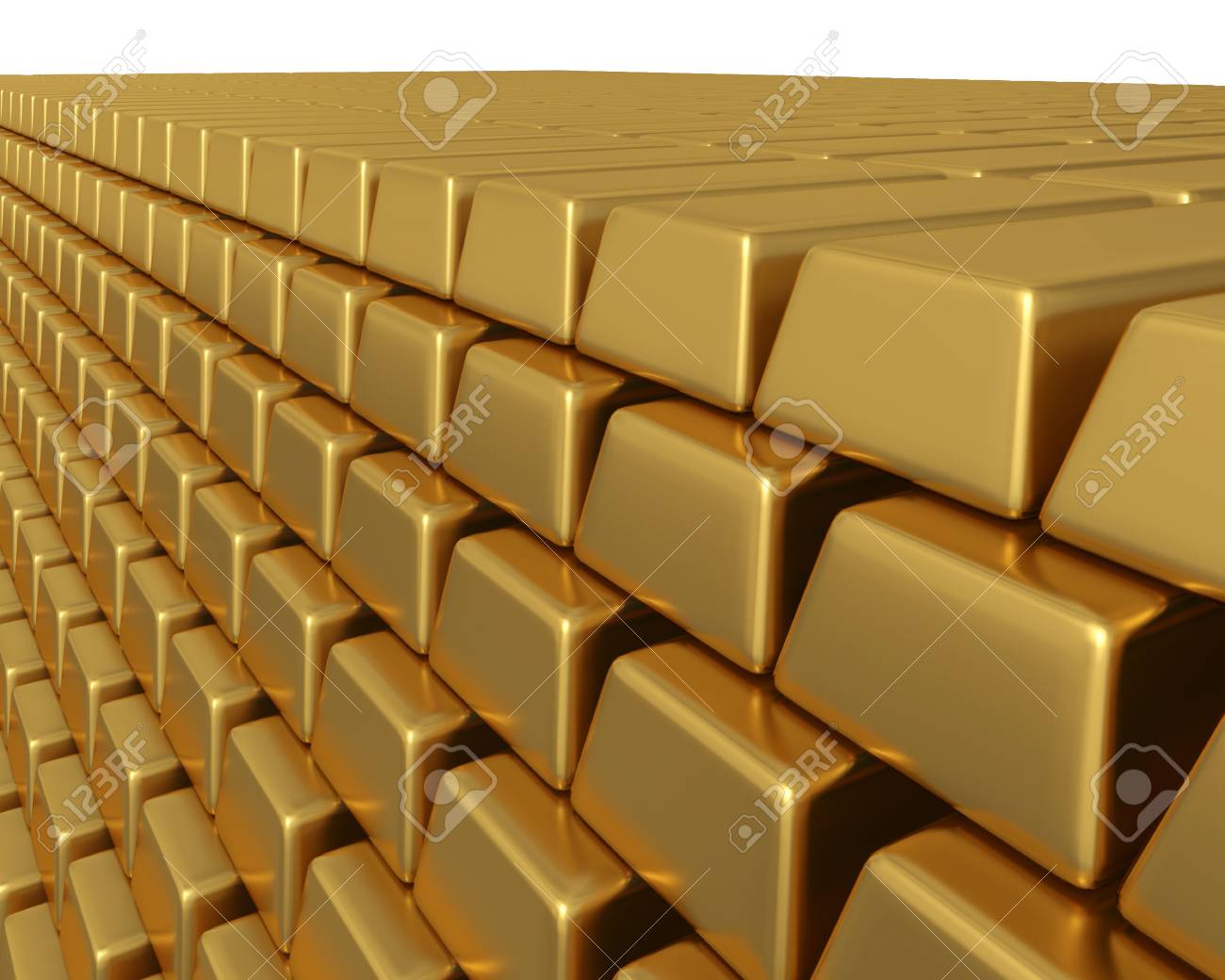 Gold - Visualized in Bullion Bars