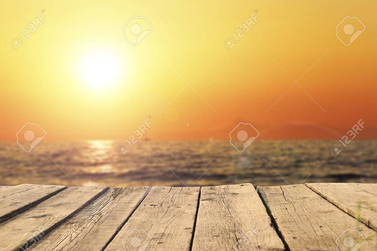 old wooden pier on the sea in sunset - 48695385 old wooden pier on the sea in sunset - 48695385