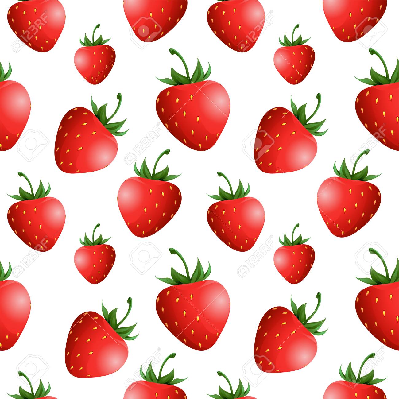 strawberry seamless pattern design templates for textiles