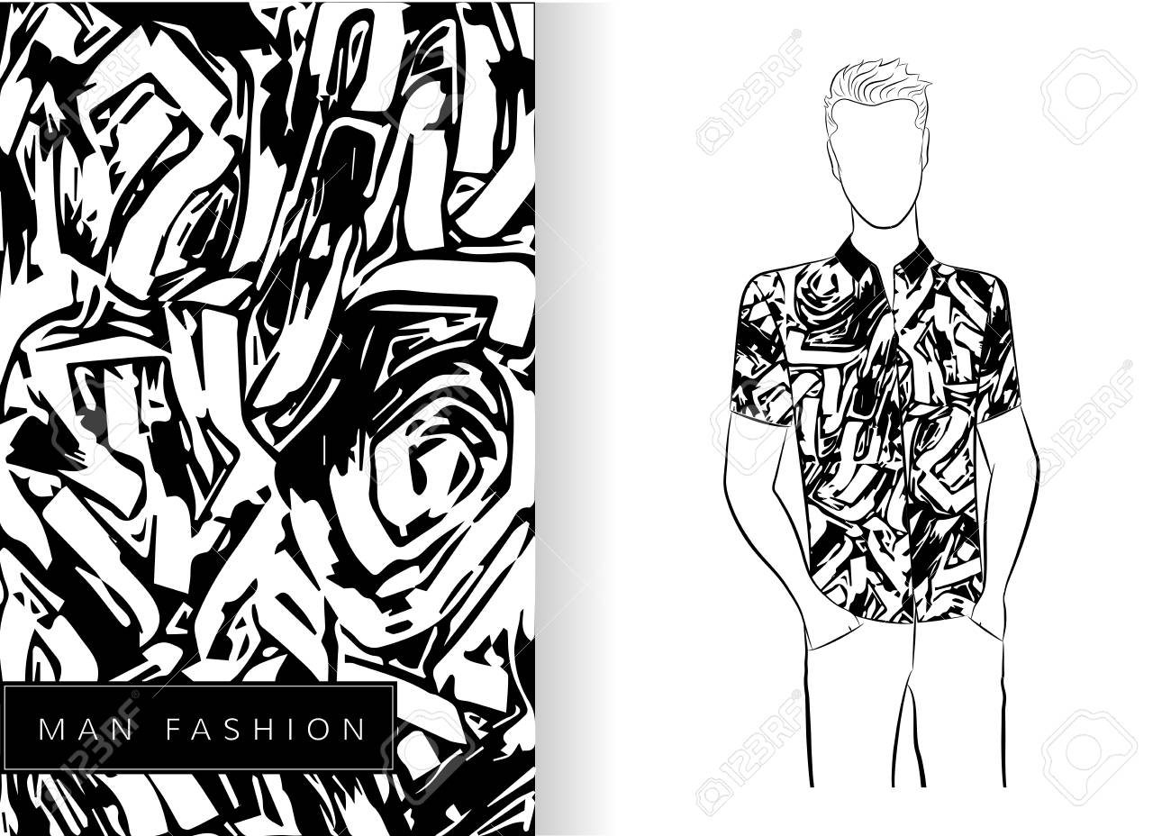 modern seamless pattern white on black t shirt original pen royalty free cliparts vectors and stock illustration image 102555307 modern seamless pattern white on black t shirt original pen
