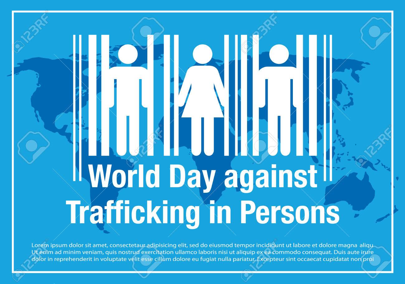 World Day Against Trafficking In Persons Banner Royalty Free Cliparts Vectors And Stock Illustration Image 82435560