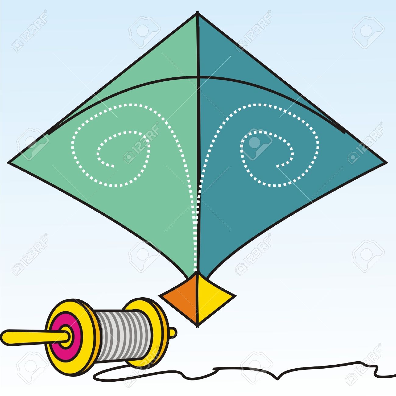 kite clip arts