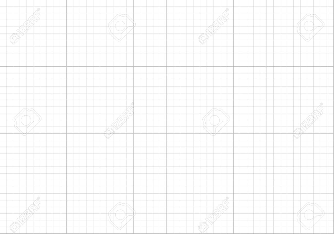 Vector Seamless Pattern, Graph Paper Background, Blank Backdrop Within Blank Picture Graph Template