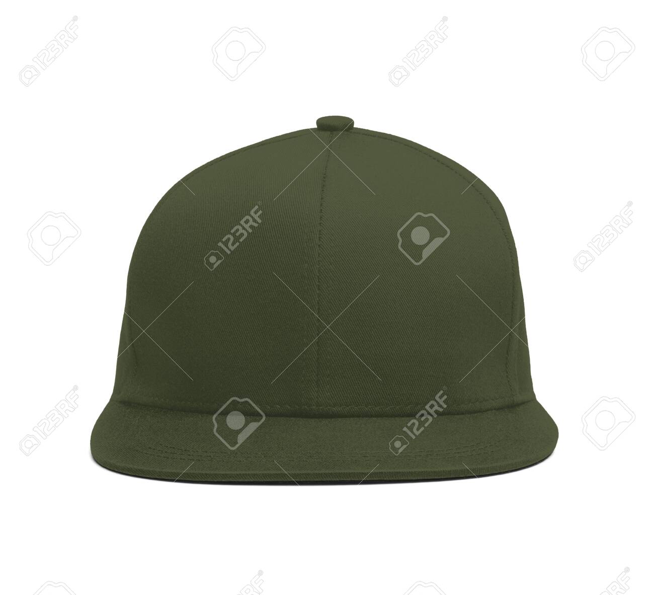 Download A Modern Snapback Front Cap Mockup In Cypress Green Color To Stock Photo Picture And Royalty Free Image Image 122022347 PSD Mockup Templates