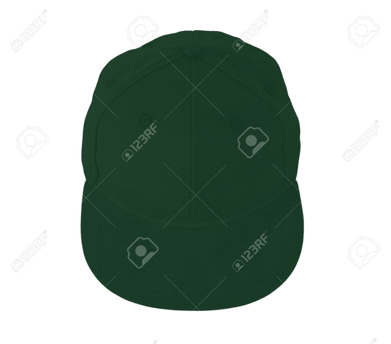 Download This Up View Snapback Cap Mock Up In Green Eden Color Is Easy Stock Photo Picture And Royalty Free Image Image 129631423 PSD Mockup Templates