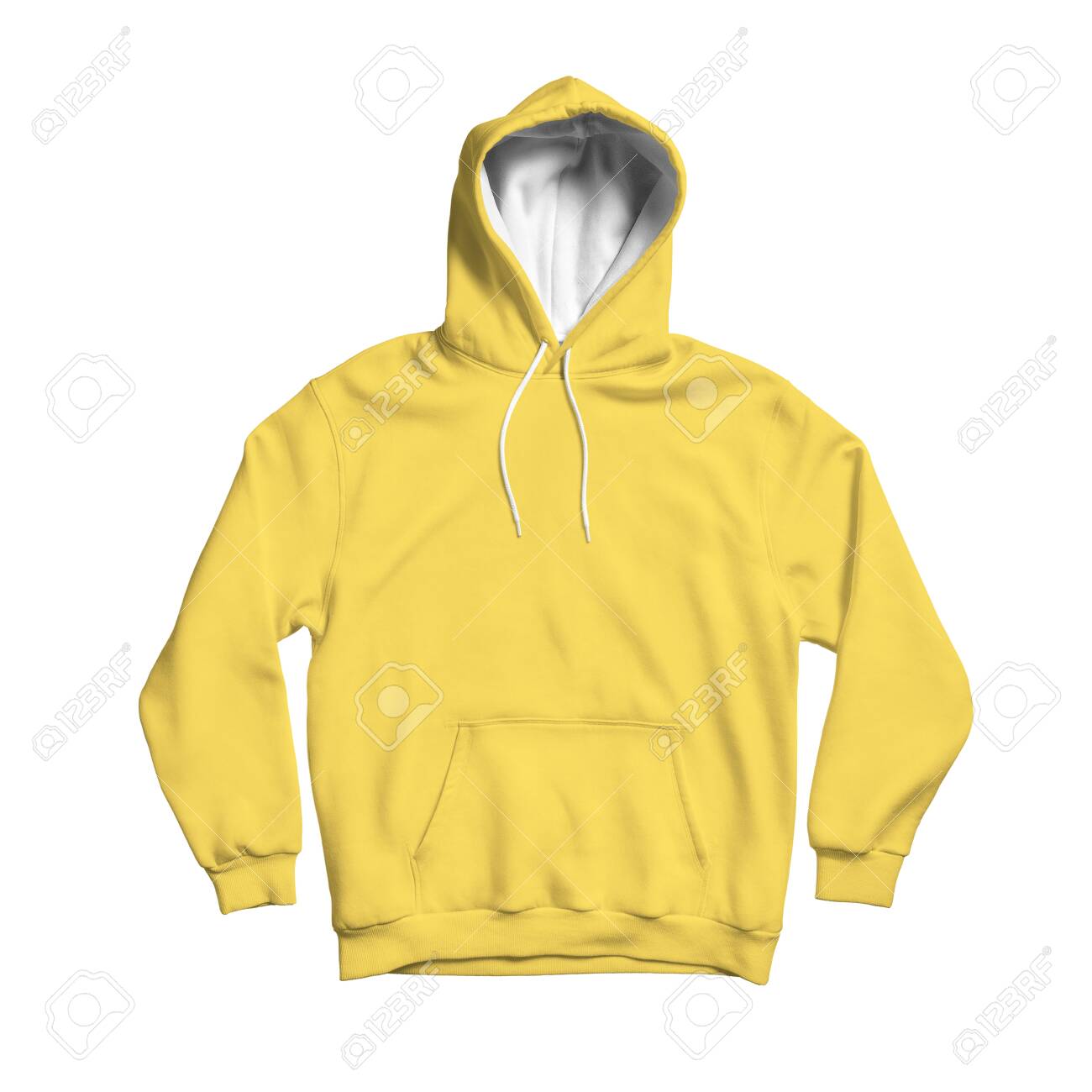 blank yellow hoodie