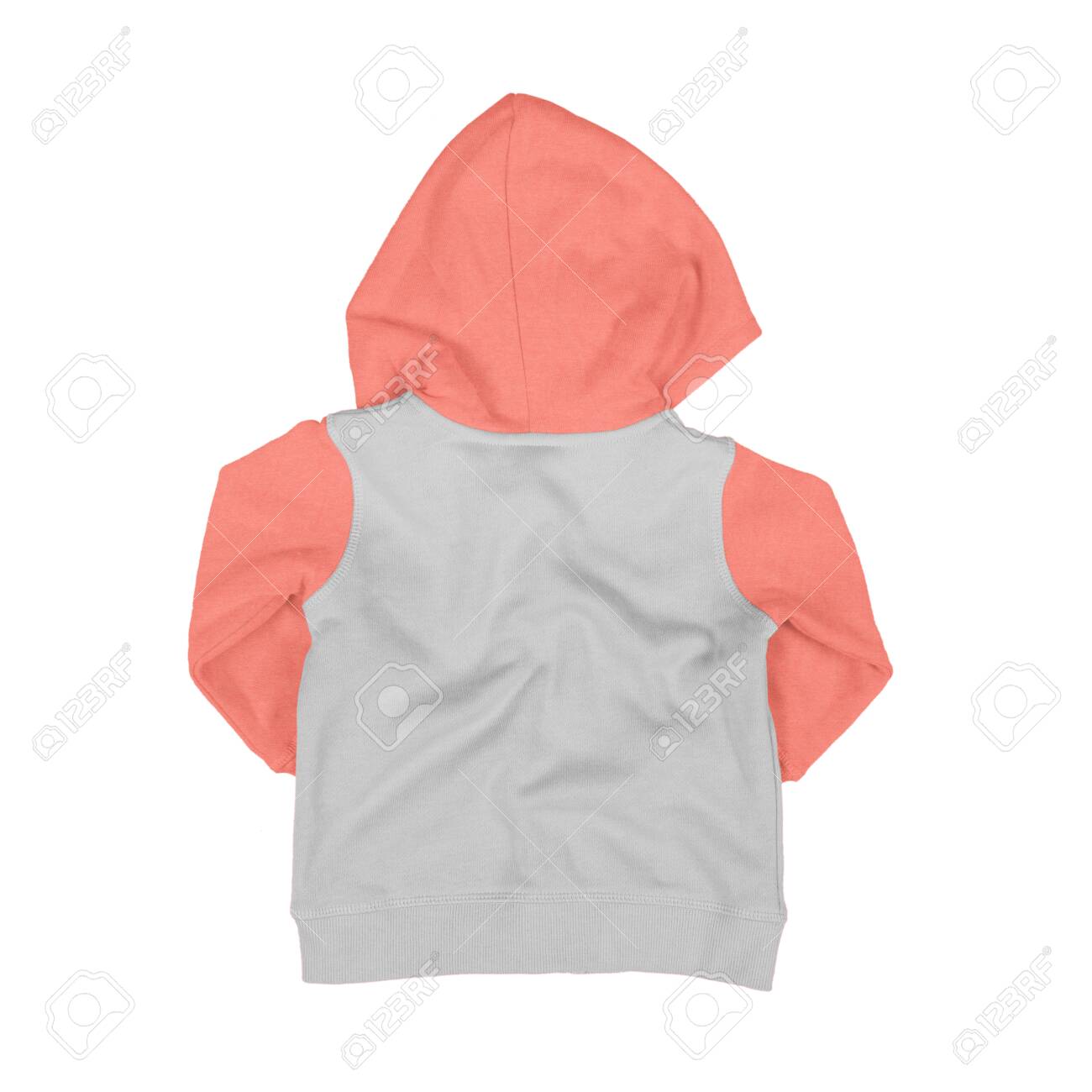 coral color hoodie