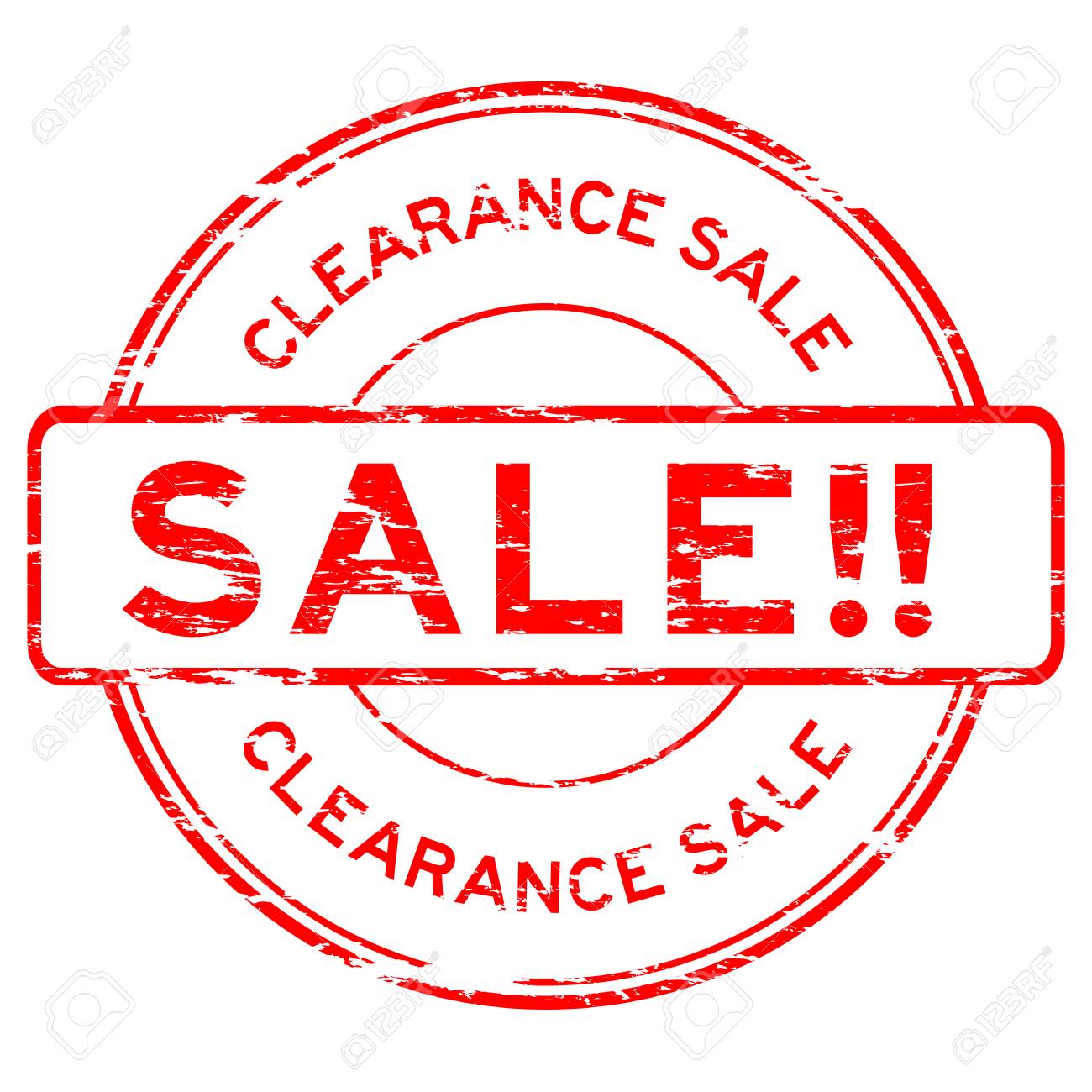 スタンプ3種類クリアランスセール