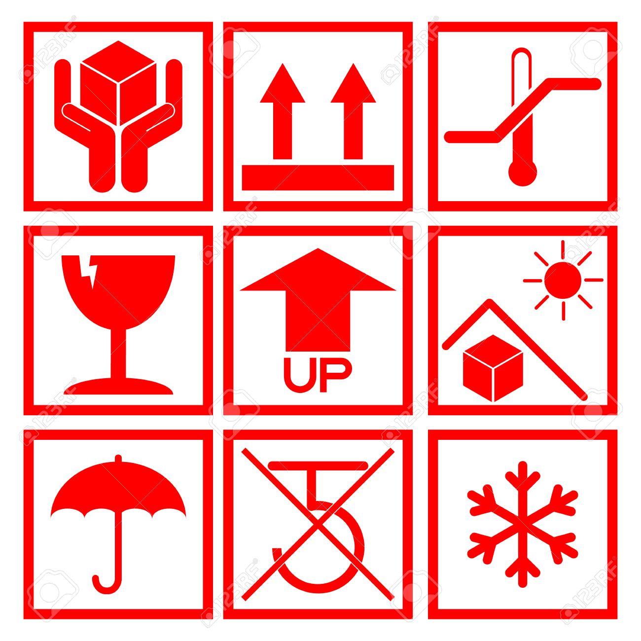 Set Of Red Packaging Symbol Side Up Handle With Care Fragile Royalty Free Cliparts Vectors And Stock Illustration Image Set Of Red Packaging Symbol Side Up Handle With Care Fragile Royalty Free Cliparts Vectors And Stock Illustration Image