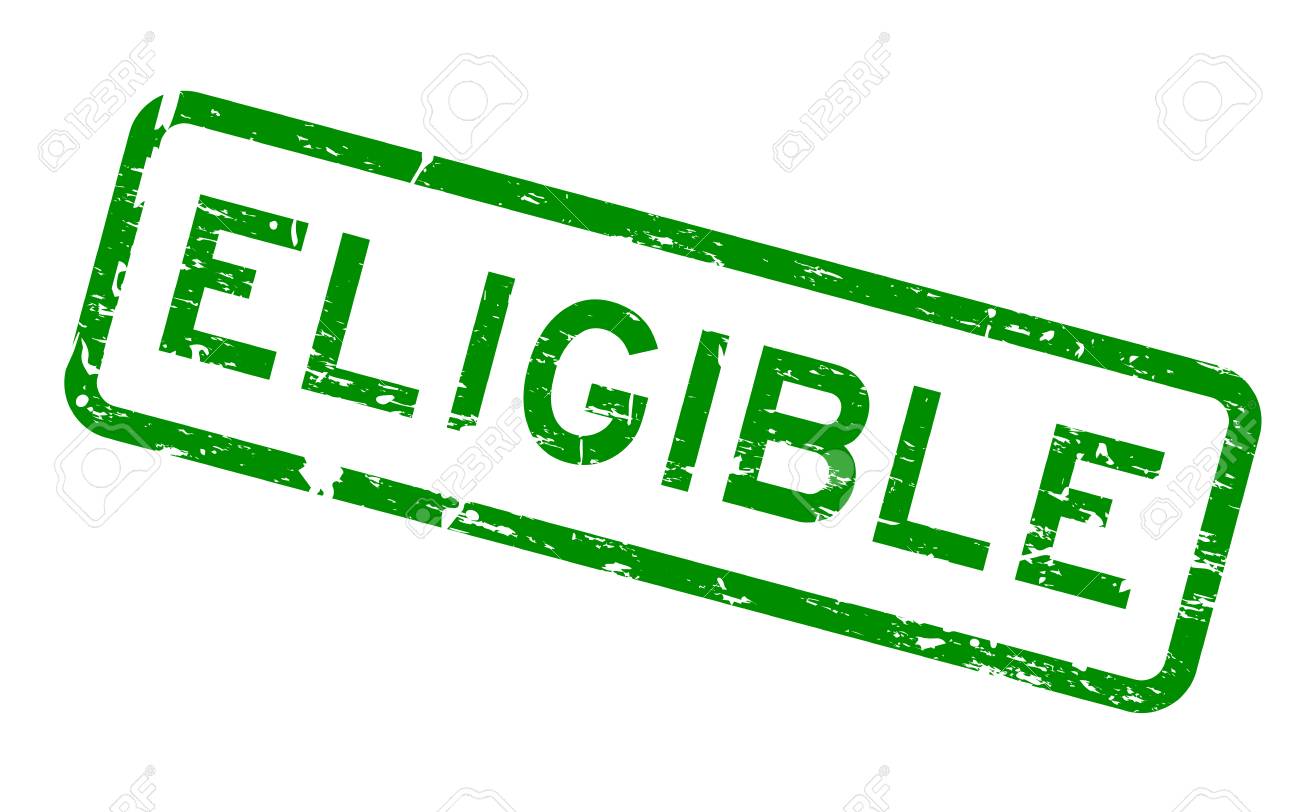 Grunge green eligible square rubber seal stamp on white background - 82323948 Grunge green eligible square rubber seal stamp on white background - 82323948