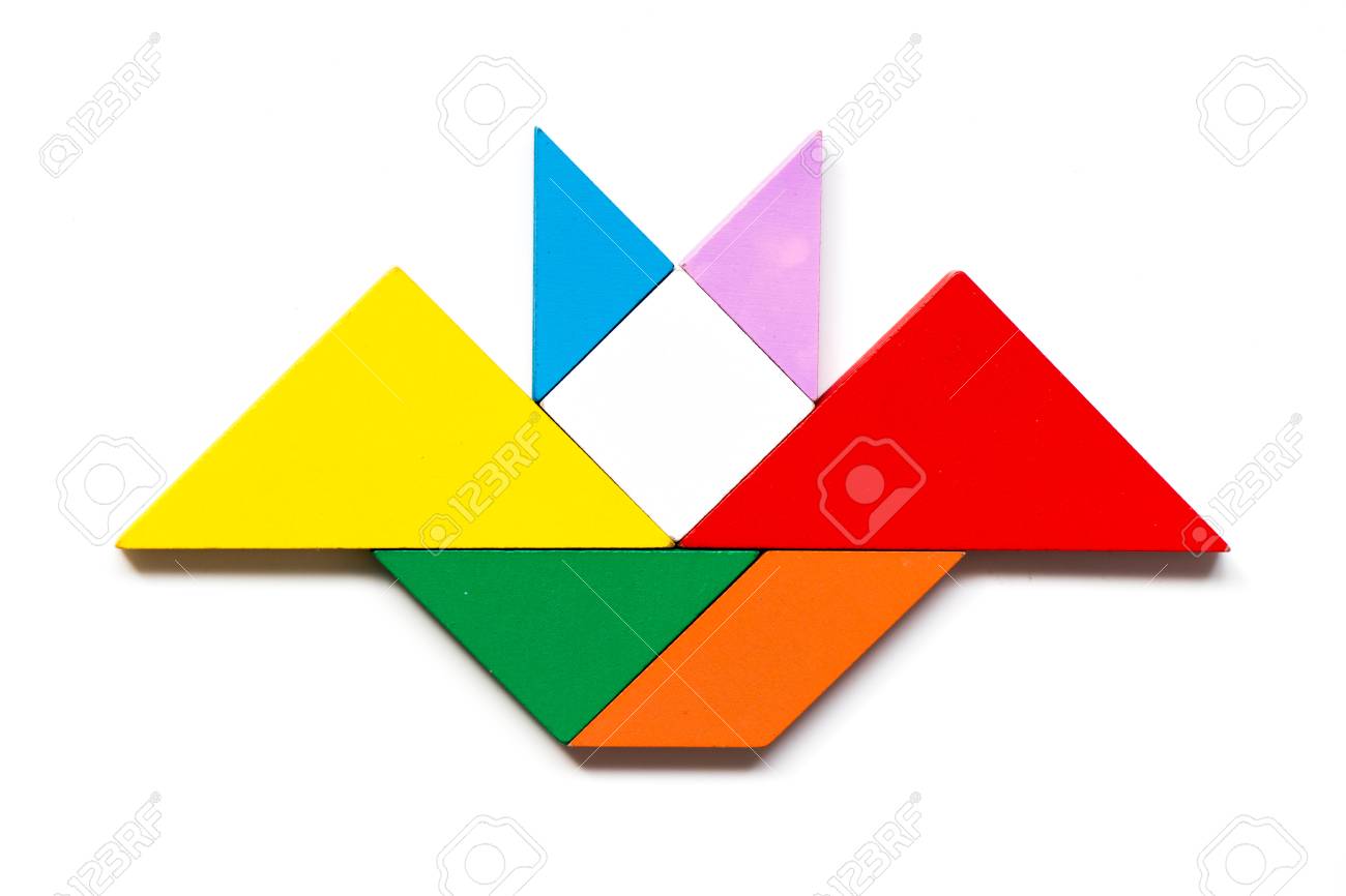 Bat Tangram Puzzle