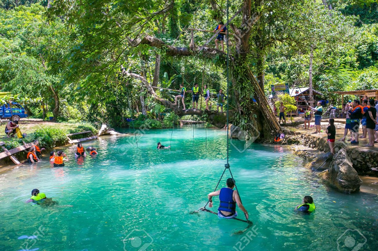 Blue Lagoon In Vang Vieng Laos Stock Photo Picture And Royalty Free Image Image 43513061