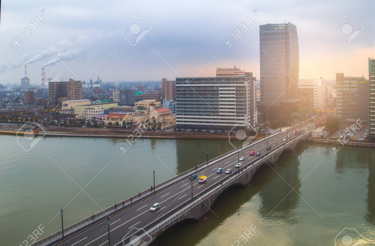 新潟市の夜景 の写真素材 画像素材 Image