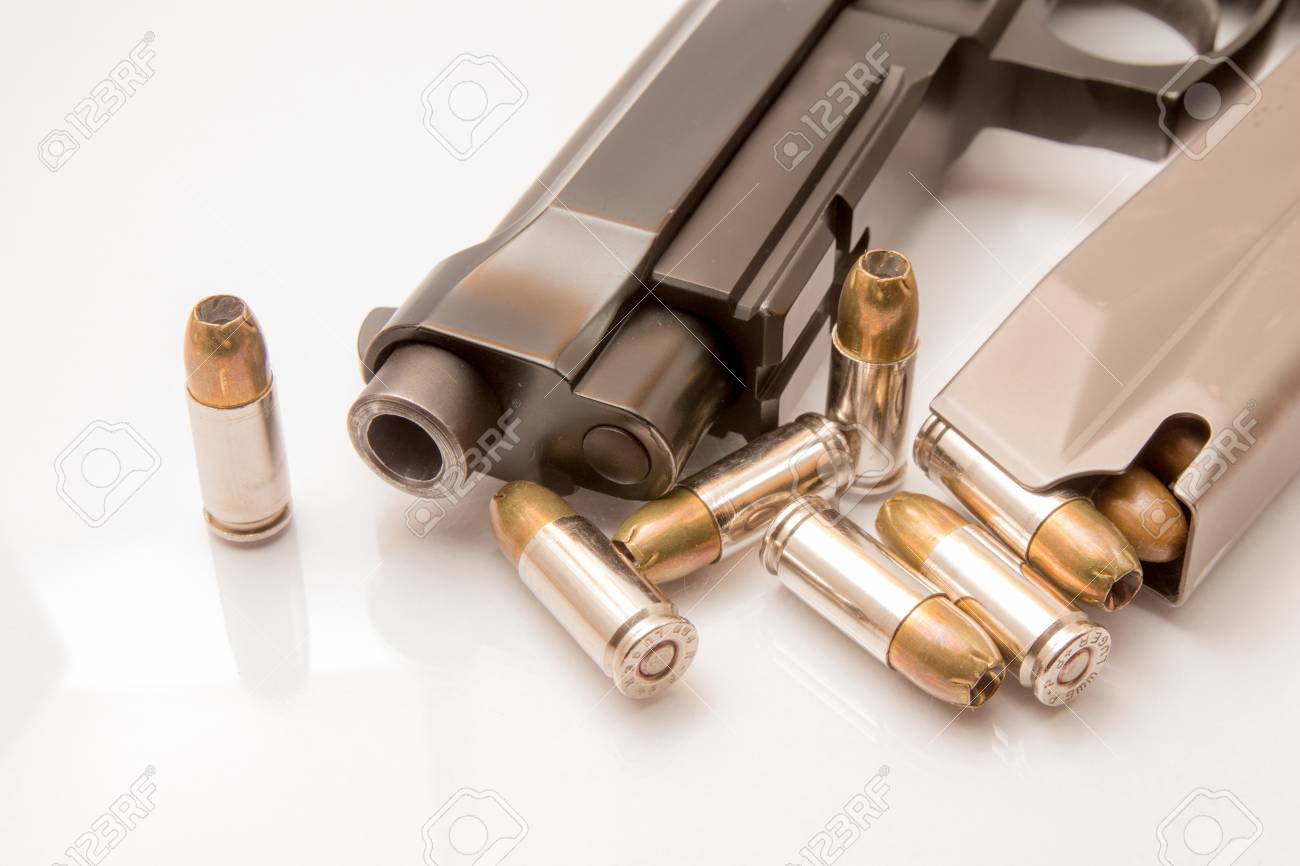close up on 9mm