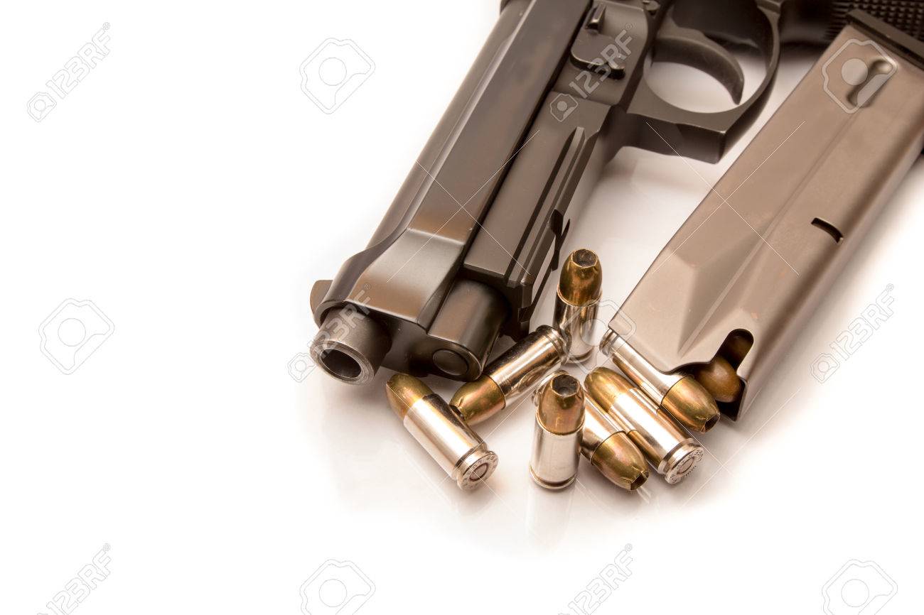 close up on 9mm