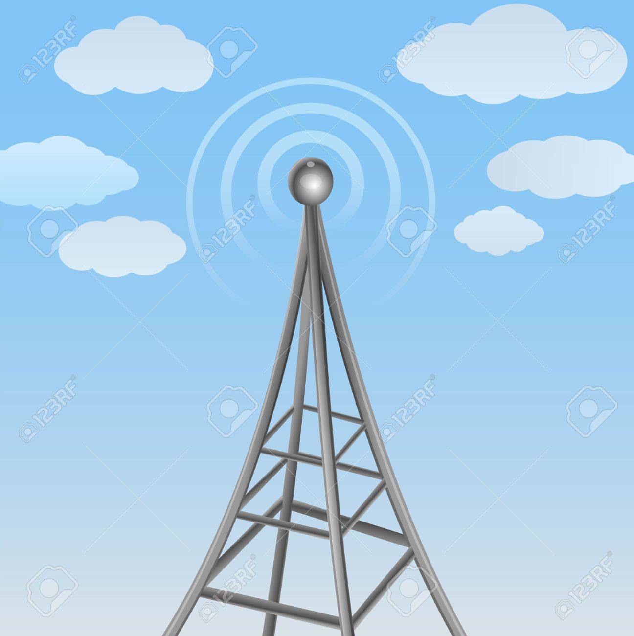 送電鉄塔のイラスト のイラスト素材 ベクタ Image