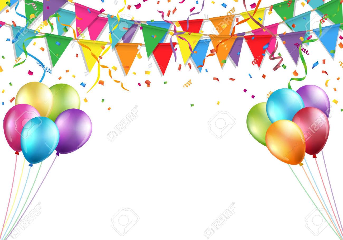 celebration design with flag