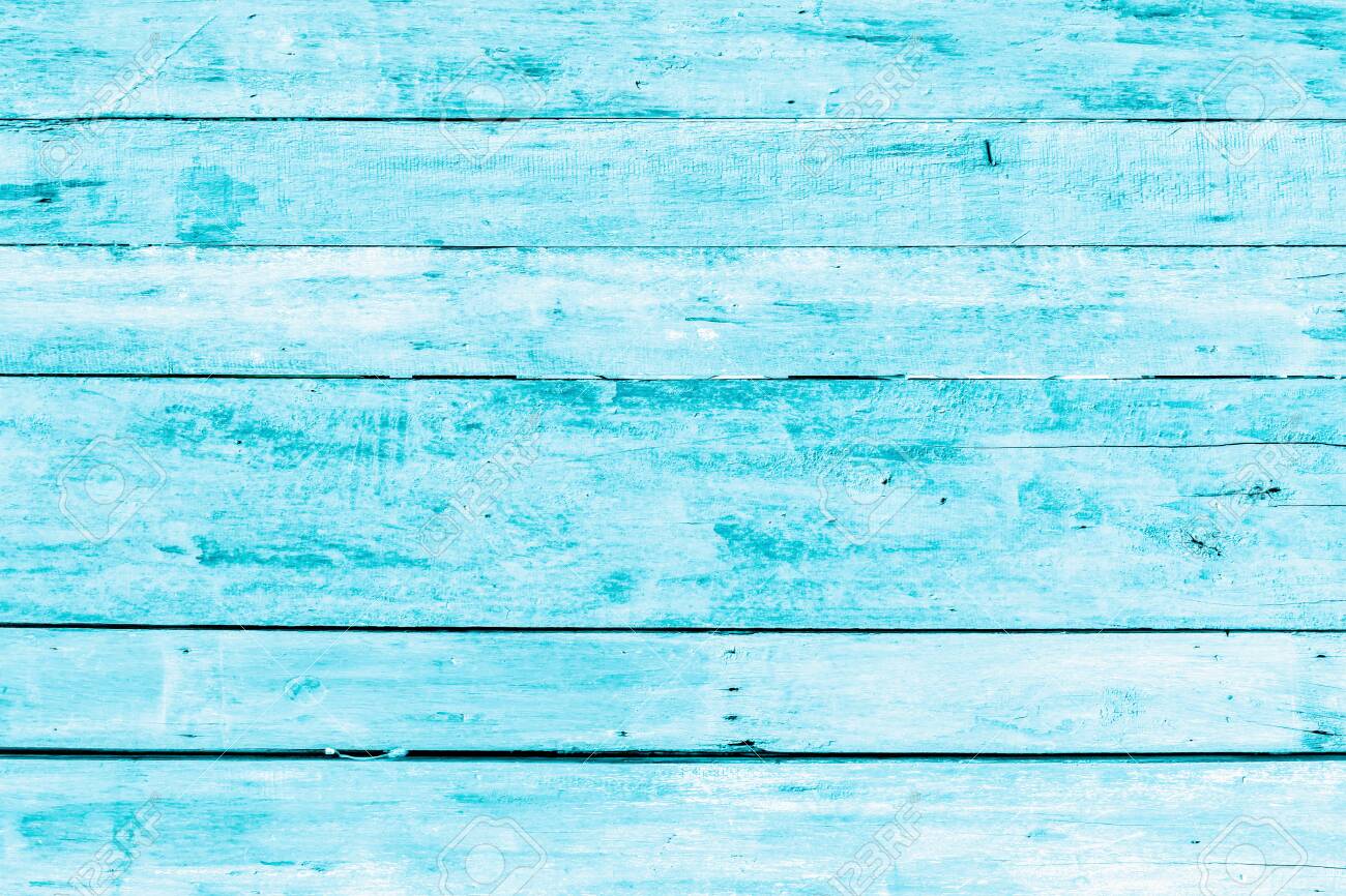 Bright light blue color wood plank texture. Vintage beach wooden background. - 142784254 Bright light blue color wood plank texture. Vintage beach wooden background. - 142784254