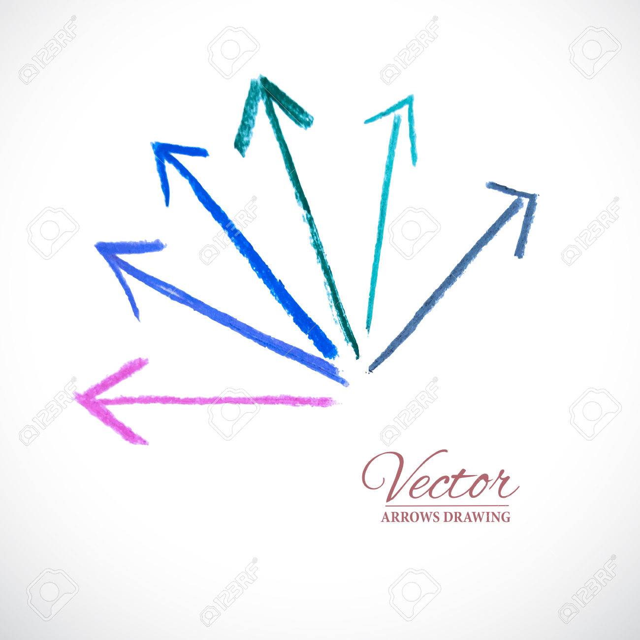 vector colorful arrows vector design elements artistic arrow
