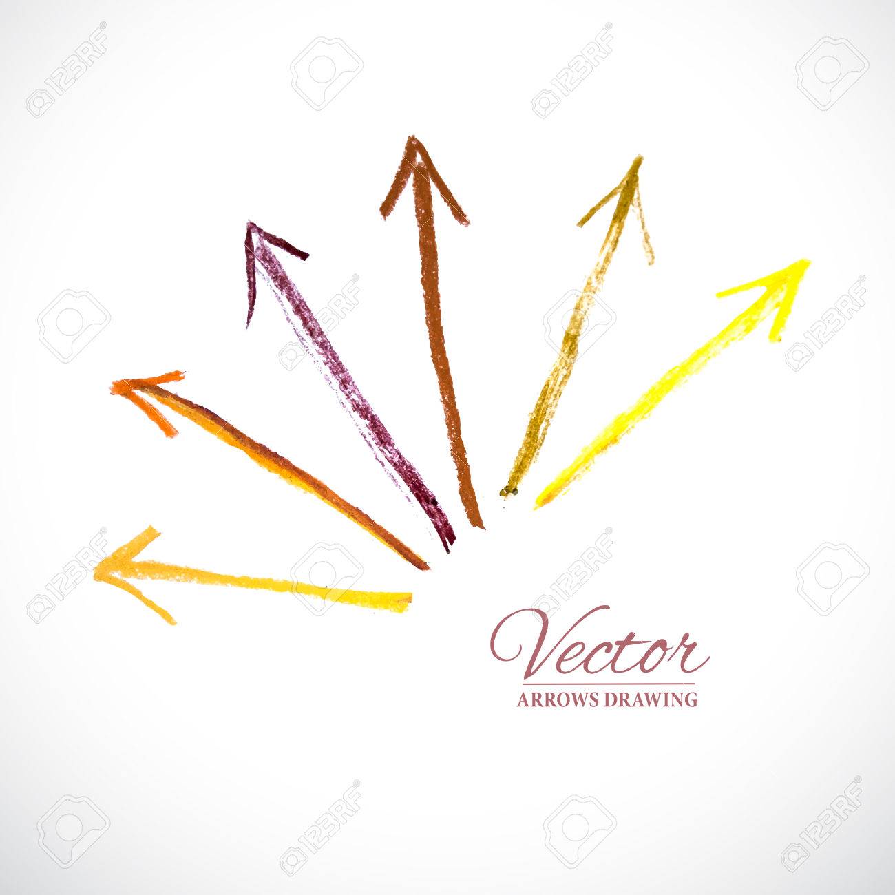 vector colorful arrows vector design elements artistic arrow