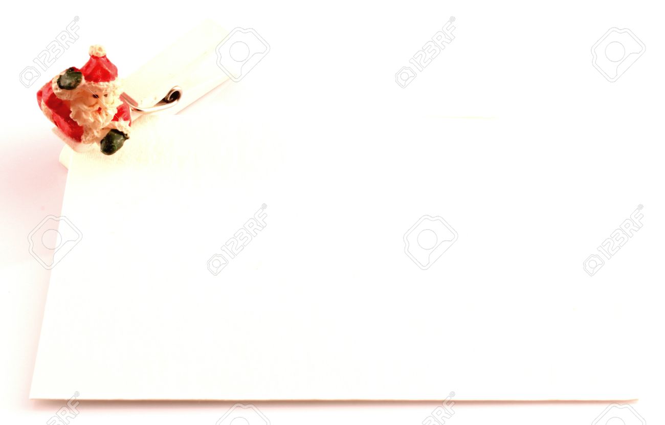 a note white to write a christmas card stock photo picture and