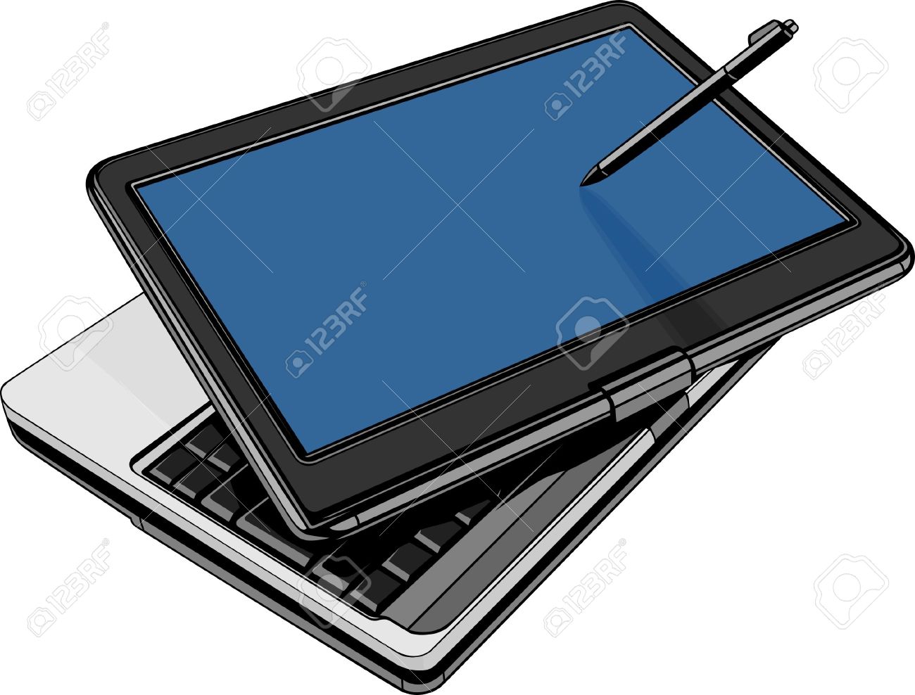 notebook computer isoliert auf weiß lizenzfrei nutzbare notebook computer